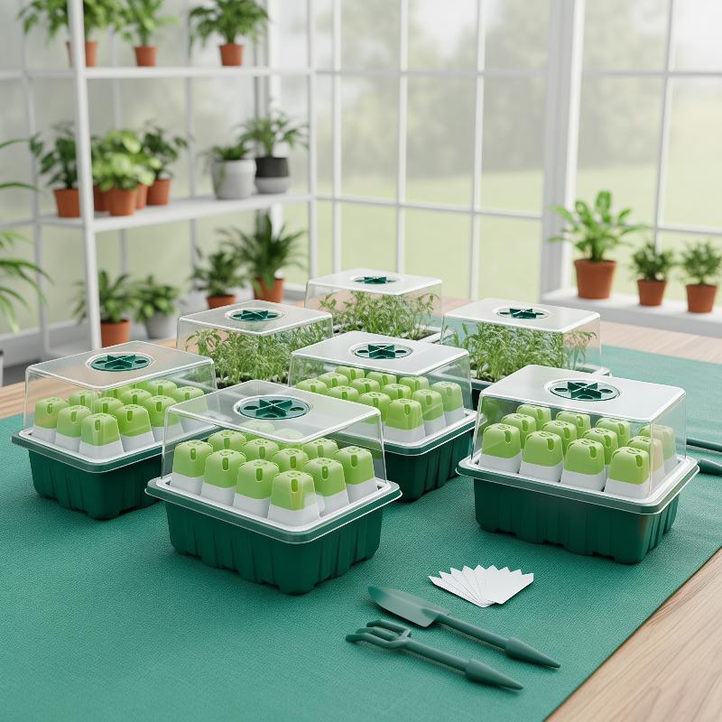 1Set Seed Starter Tray Mini Gr - огляд і ціна Humidity Dome Kit