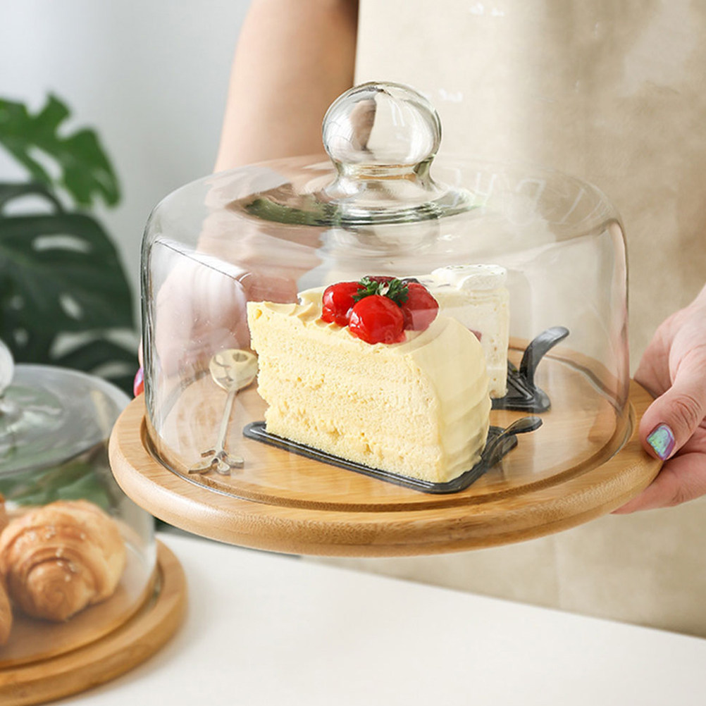 18Cm Glass Cake Dome Cover Cle - огляд і ціна Plastic Dome Clear