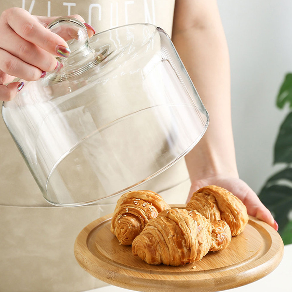 18Cm Glass Cake Dome Cover Cle - огляд і ціна Plastic Dome Clear